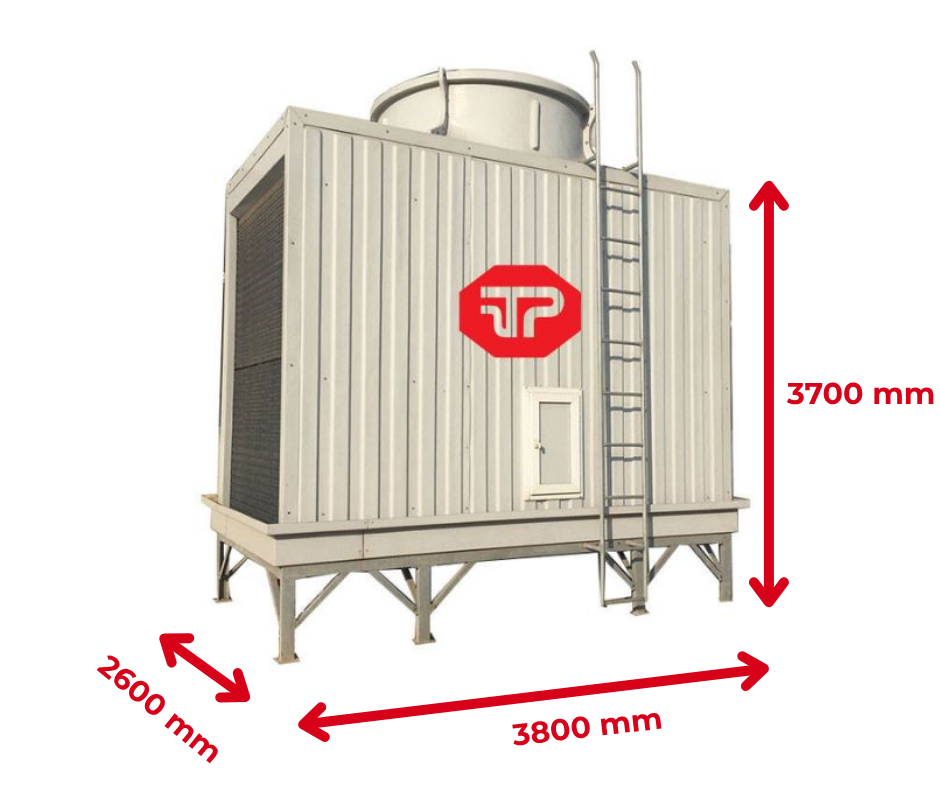 Thông số kỹ thuật tháp giải nhiệt Thuận Tiến Phát vuông 200RT